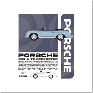 1958 Porsche 356 Speedster Posters and Art